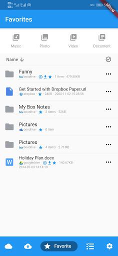 Cloud Indeed - Cloud Drive Manager - عکس برنامه موبایلی اندروید