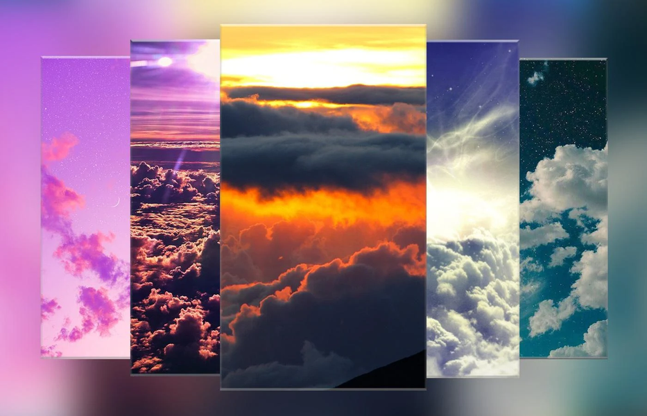 Clouds Wallpaper - Image screenshot of android app