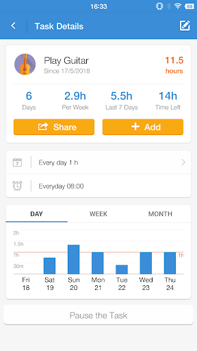 iHour - Habit & Skill Tracker - عکس برنامه موبایلی اندروید