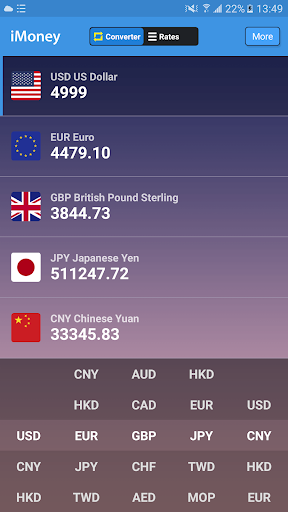 iMoney - Currency Converter - عکس برنامه موبایلی اندروید