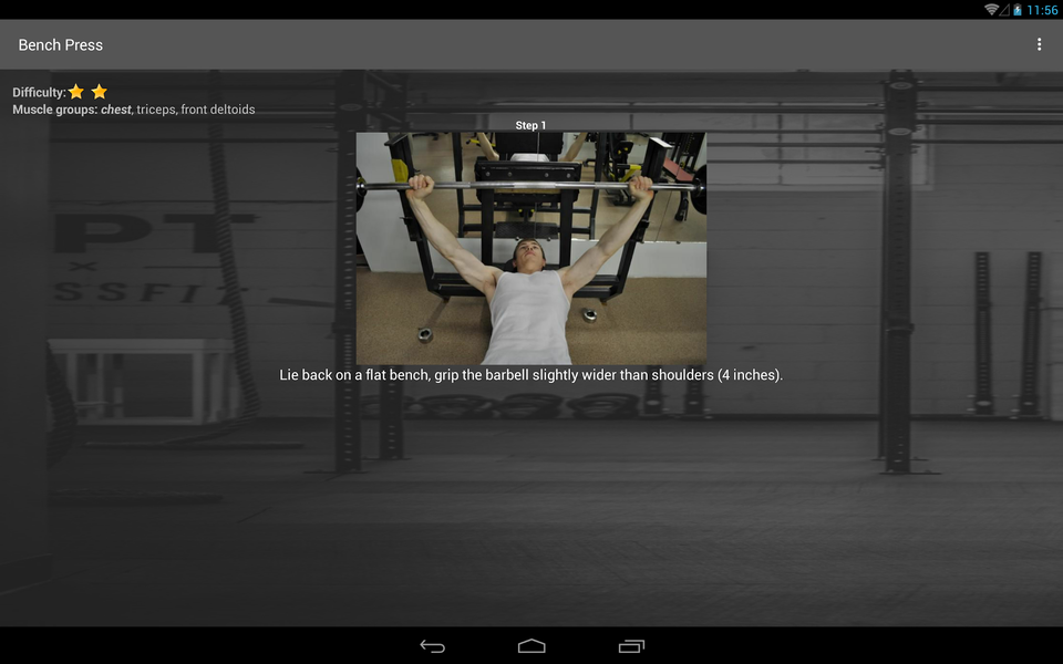 WinGym Exercises - عکس برنامه موبایلی اندروید