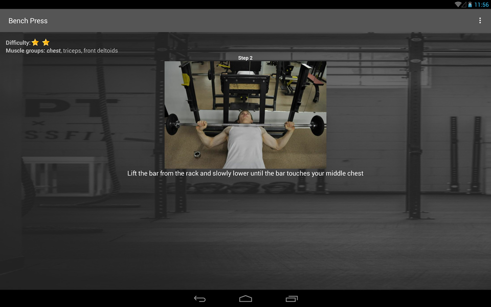 WinGym Exercises - عکس برنامه موبایلی اندروید