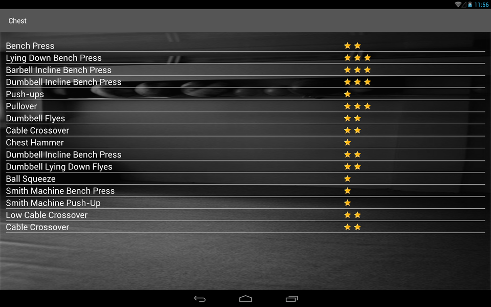 WinGym Exercises - عکس برنامه موبایلی اندروید
