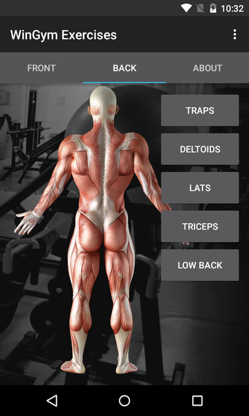 WinGym Exercises - عکس برنامه موبایلی اندروید