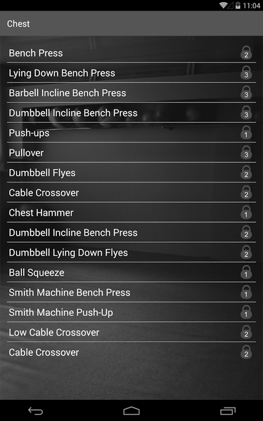 WinGym Exercises - عکس برنامه موبایلی اندروید
