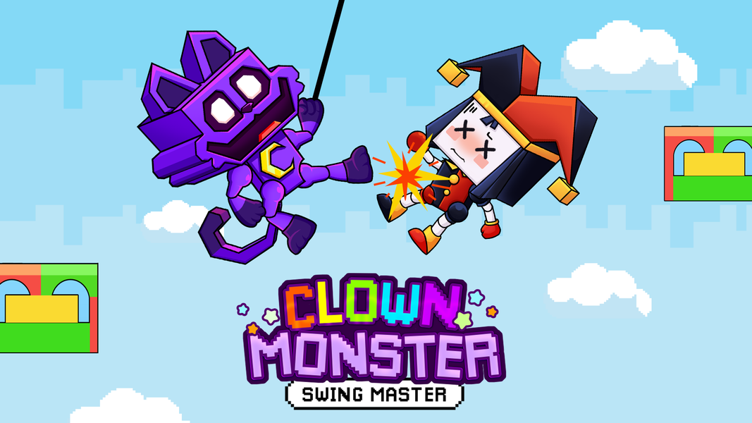 Clown Monster: Swing Master - Gameplay image of android game