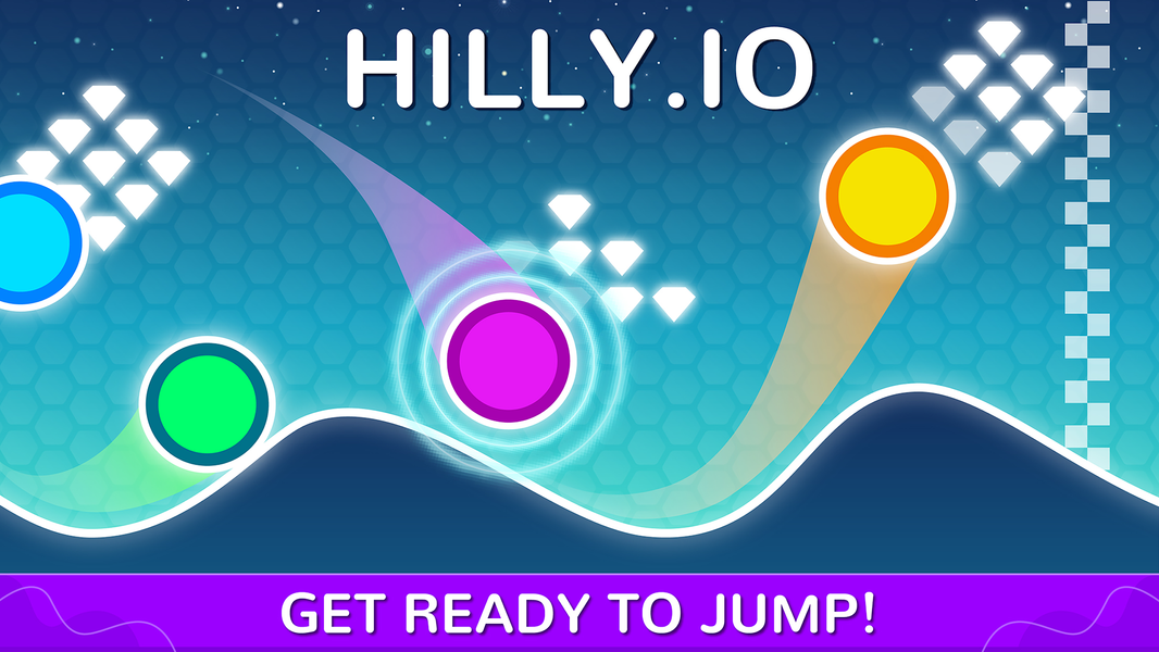 Hilly.io - Gameplay image of android game
