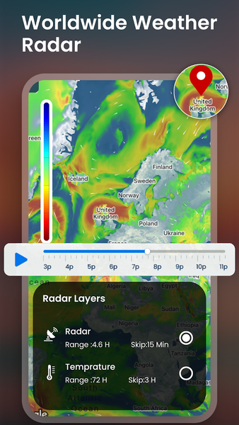 Weather - عکس برنامه موبایلی اندروید