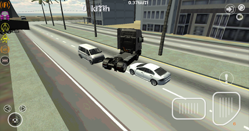 Real Truck Drive Simulator 3D - Gameplay image of android game