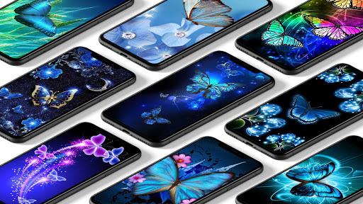 Blue Butterfly Wallpaper HD - Image screenshot of android app