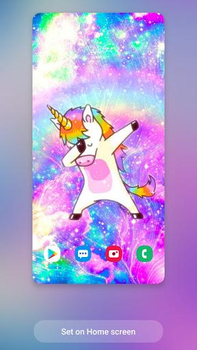 Glitter Unicorn Wallpaper - عکس برنامه موبایلی اندروید