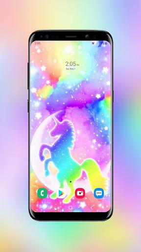Rainbow Wallpaper Unicorn - عکس برنامه موبایلی اندروید