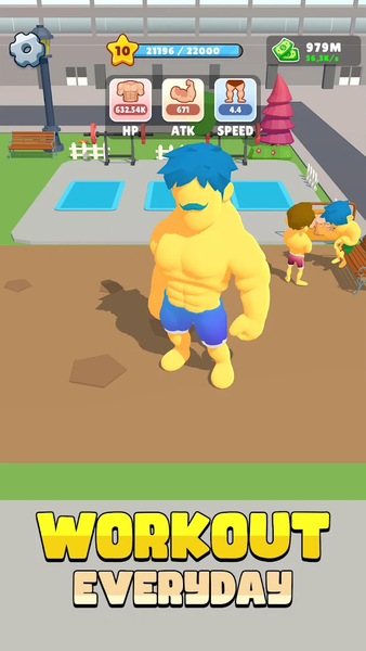 Gym Lifting Hero: Clicker - عکس بازی موبایلی اندروید