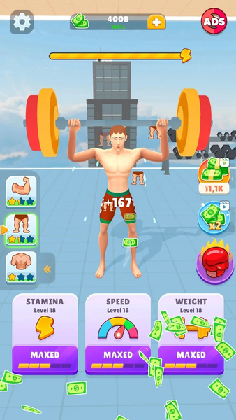 Idle Lifting Hero: Muscle Up - عکس بازی موبایلی اندروید