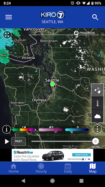 KIRO 7 PinPoint Weather - Image screenshot of android app