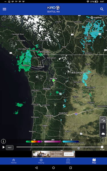 KIRO 7 PinPoint Weather - Image screenshot of android app