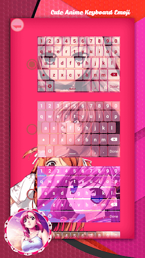 Cute Anime Keyboard Emoji - Image screenshot of android app