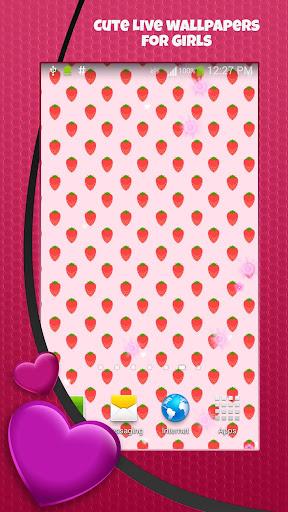 Cute Live Wallpapers for Girls - Image screenshot of android app