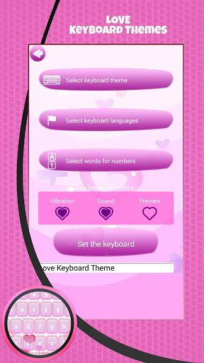 Love Keyboard Theme - Image screenshot of android app