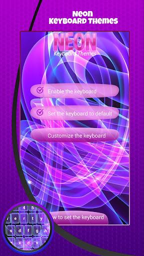 Neon Keyboard Themes - Image screenshot of android app