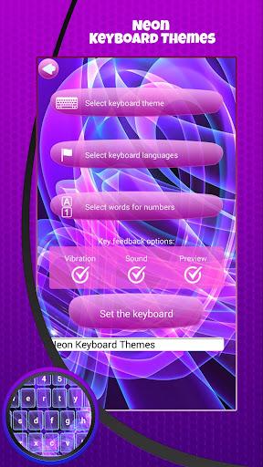 Neon Keyboard Themes - Image screenshot of android app