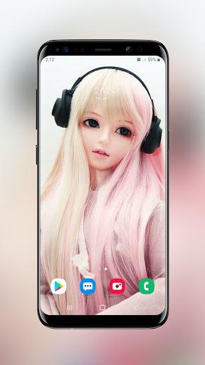 Cute Doll Wallpaper HD - Image screenshot of android app