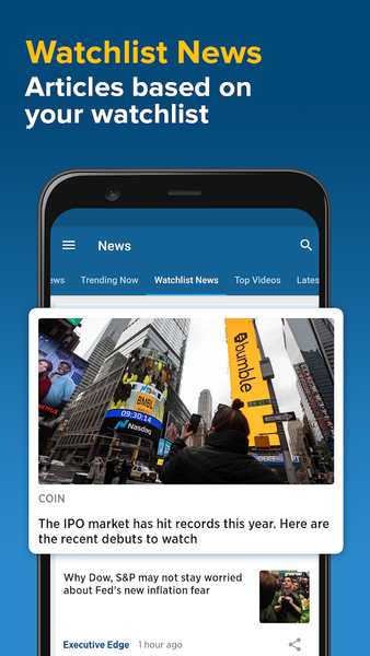 CNBC: Business & Stock News - Image screenshot of android app