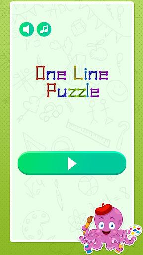 One Stroke Drawing Puzzle - Gameplay image of android game