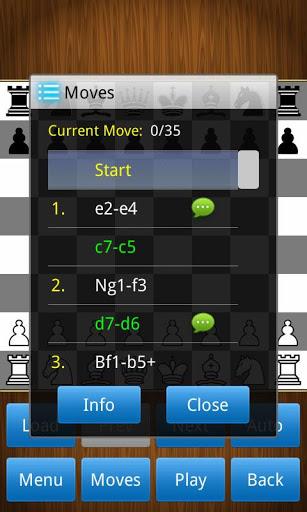 Chess - Gameplay image of android game