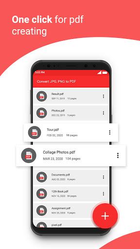 Convert JPG, PNG to PDF - عکس برنامه موبایلی اندروید