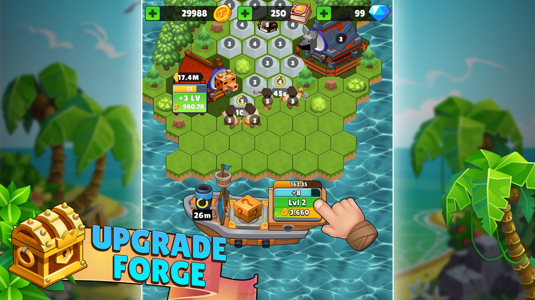 Idle Dig Gold: Craft Adventure - Gameplay image of android game