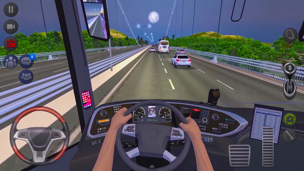 Coach Bus Simulator Game 3d - Gameplay image of android game