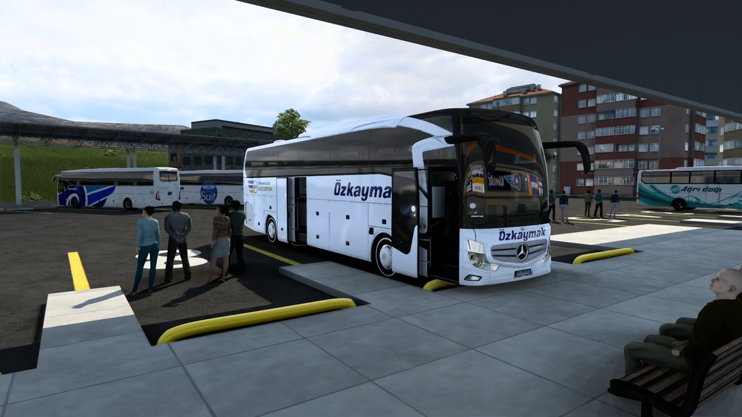 Coach Bus Simulator Game 3d - Gameplay image of android game