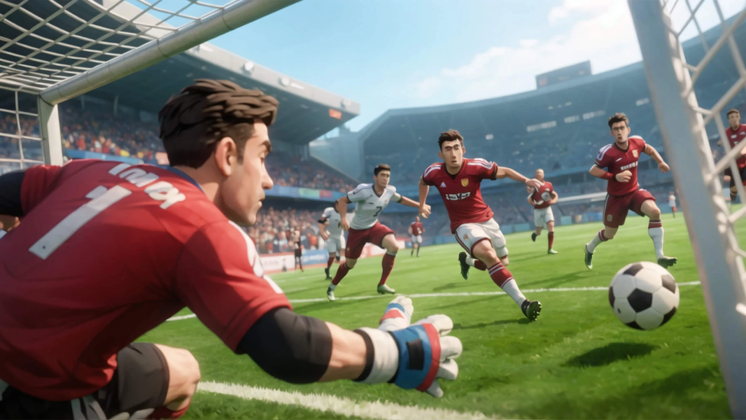 Soccer Simulator Street STARS - Gameplay image of android game