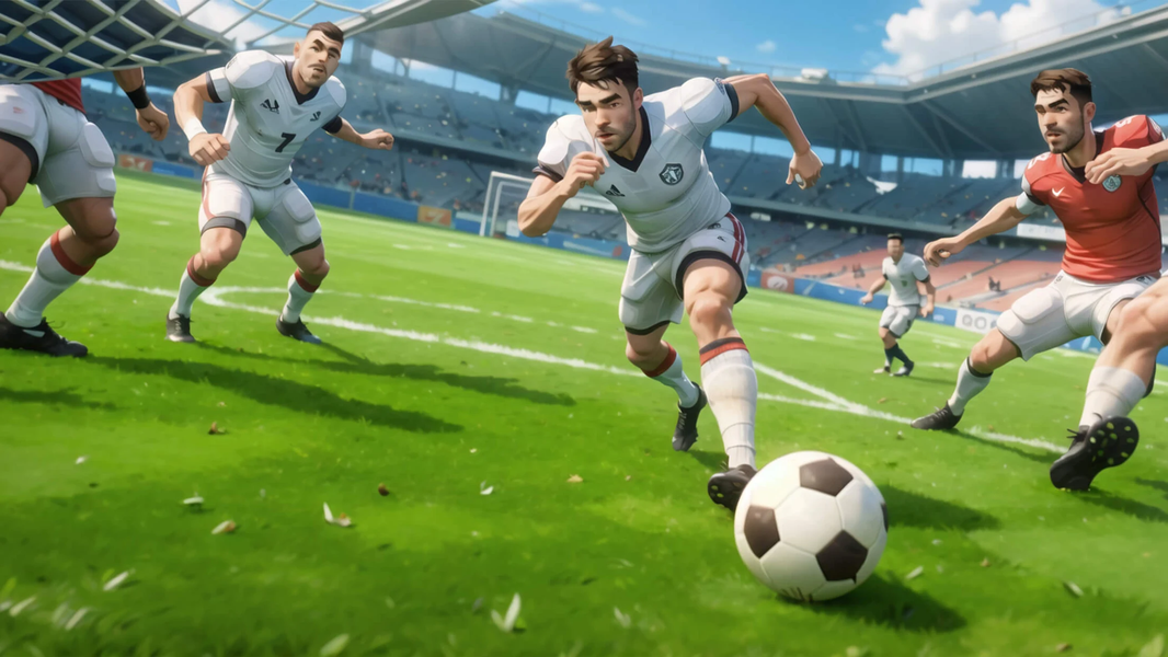 Soccer Simulator Street STARS - Gameplay image of android game