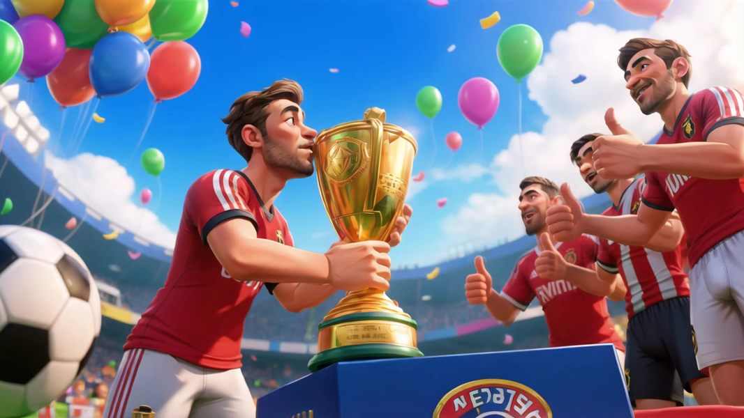 Soccer Simulator Street STARS - Gameplay image of android game
