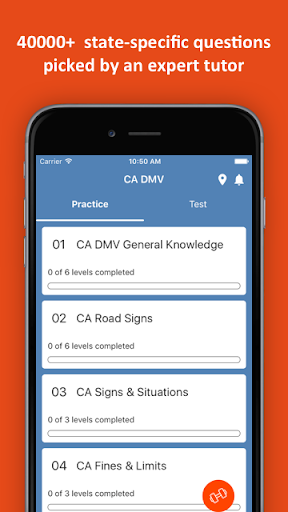 DMV Permit Practice Test 2019 Edition - عکس برنامه موبایلی اندروید