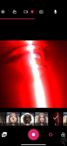 Video and photo editing (Glitch) - Image screenshot of android app