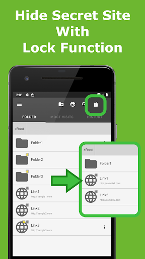 Bookmark Folder - Image screenshot of android app