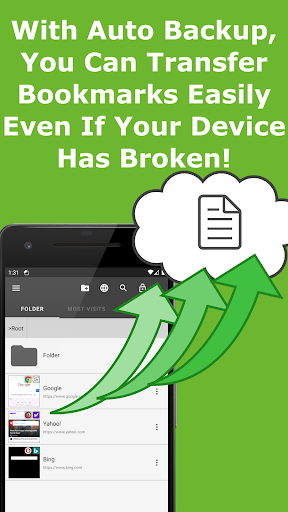 Bookmark Folder - Image screenshot of android app