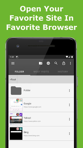 Bookmark Folder - Image screenshot of android app
