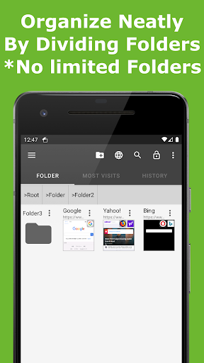 Bookmark Folder - Image screenshot of android app