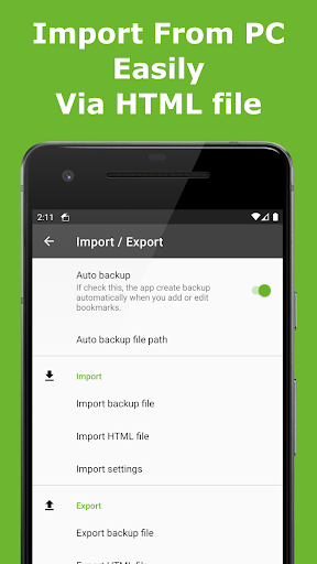 Bookmark Folder - Image screenshot of android app