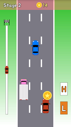 Kids Car Racing - Gameplay image of android game