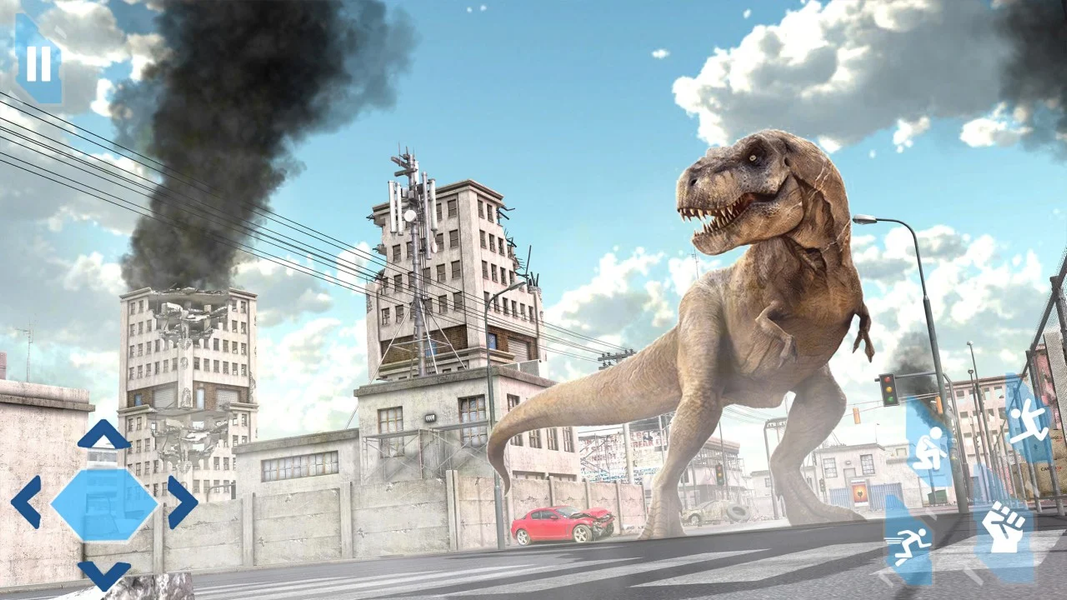 Kong vs Kaiju City Destruction - Gameplay image of android game