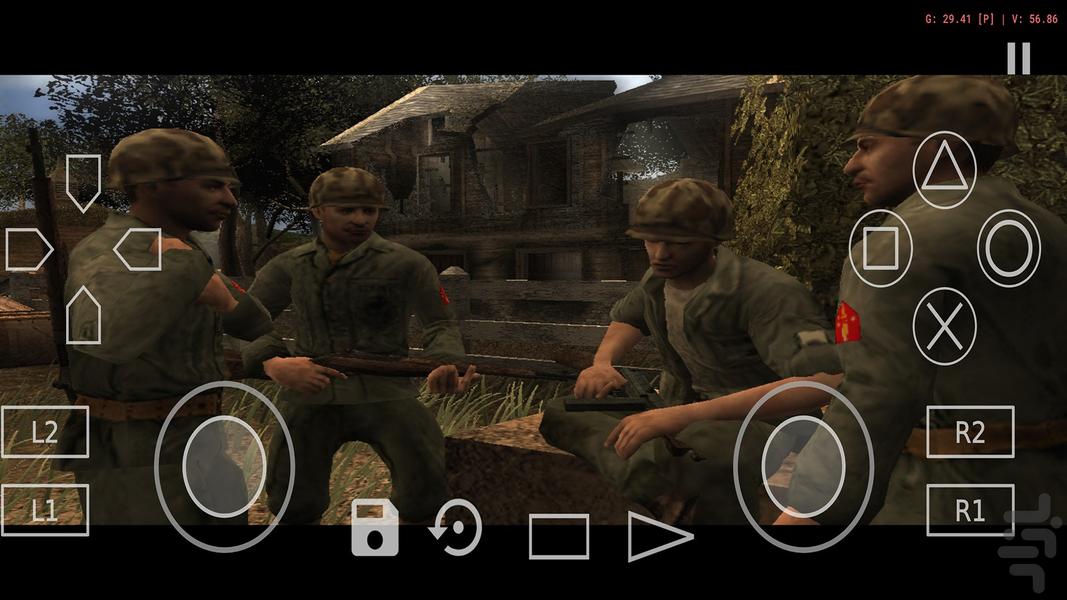 ندای وظیفه 5 جهان در جنگ - Gameplay image of android game
