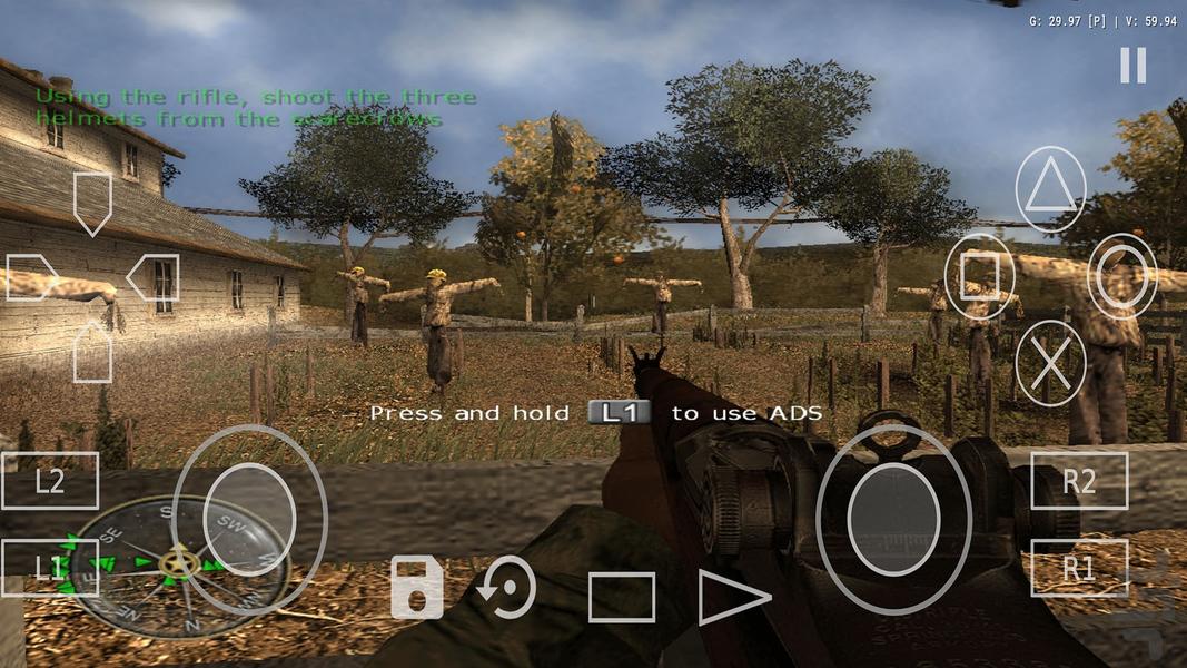 ندای وظیفه 5 جهان در جنگ - Gameplay image of android game