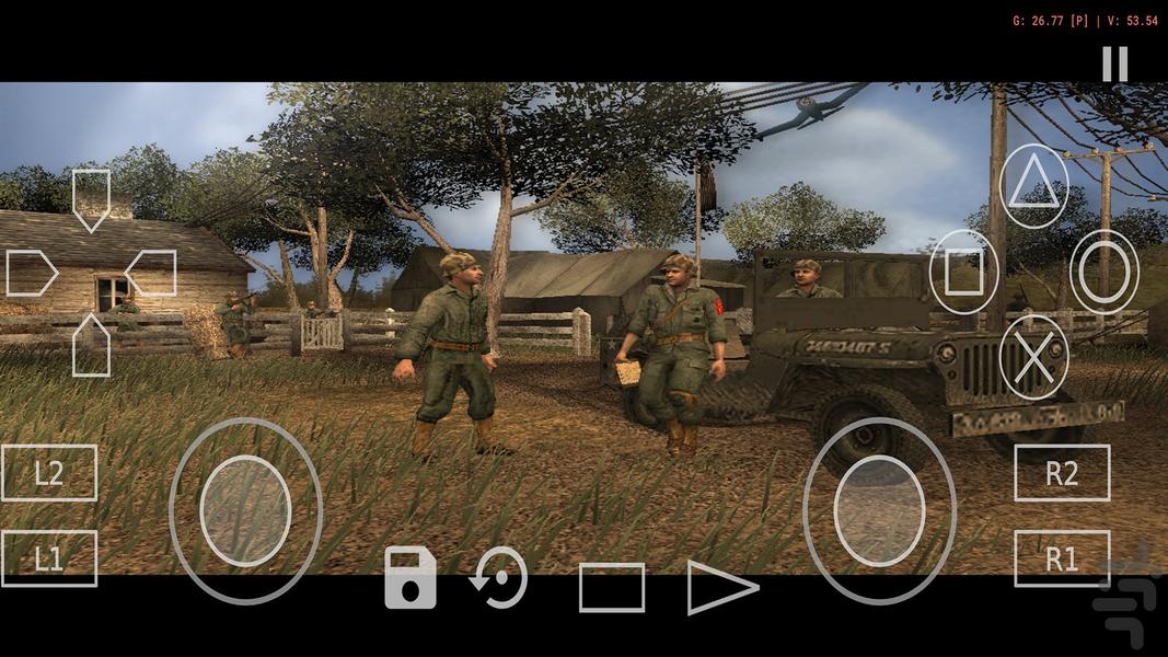 ندای وظیفه 5 جهان در جنگ - Gameplay image of android game