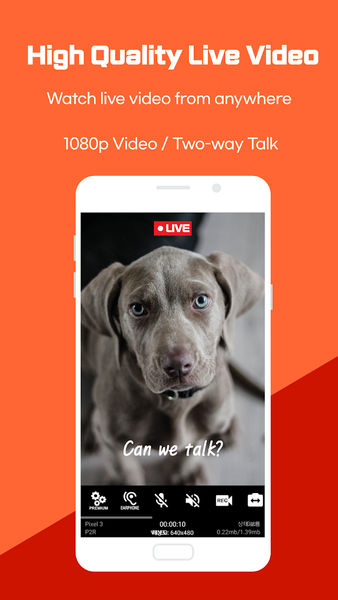 Petsimon pet monitoring camera - عکس برنامه موبایلی اندروید