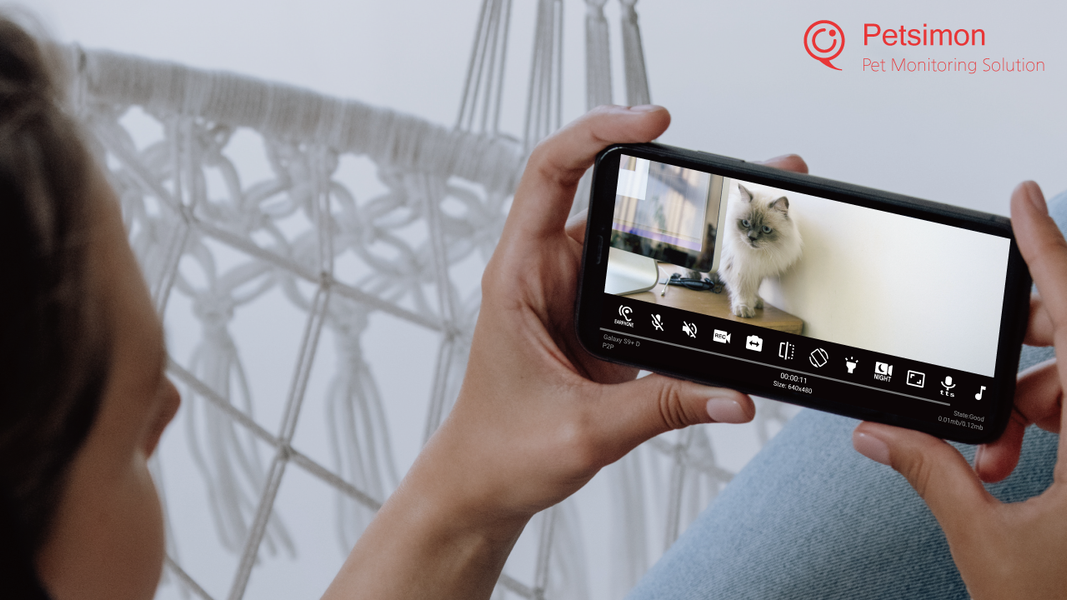 Petsimon pet monitoring camera - عکس برنامه موبایلی اندروید